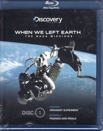 Discovery Channel When We Left The Earth Blu-Ray DVD Disc Includes Ordinary Supermen & Friends and Rivals