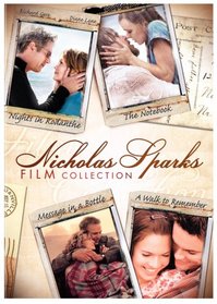 Nicholas Sparks Film Collection (Nights in Rodanthe / The Notebook / Message in a Bottle / A Walk to Remember)