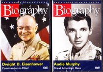 Dwight D. Eisenhower , Audie Murphy : WWII Hero's : Biography 2 Pack
