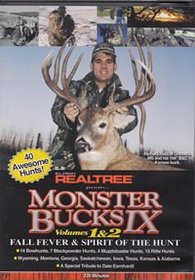 Realtree Monster Bucks IX Vol 1 & 2 Deer Hunting DVD