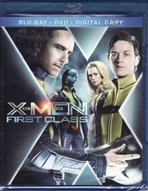 X-Men: First Class (Three-Disc Blu-ray/DVD Combo + Digital Copy)