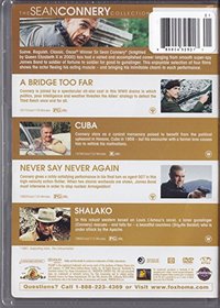 The Sean Connery Collection: (A Bridge Too Far/ Cuba/ Never Say Never Again/ Shalako)