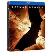Batman Begins [Blu-ray Steelbook Exclusive] - Christian Bale, Liam Neeson, Morgan Freeman, Michael Caine, Gary Oldman (Region 1 US - 2012)