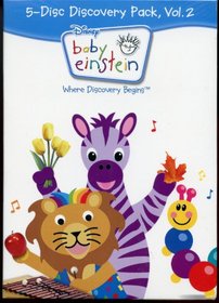 Baby Einstein Discovery Pack Vol.2 (5-Disc DVD) (Baby Galileo/Meet the Orchestra/Language Nursery/Baby Newton/Baby Monet)