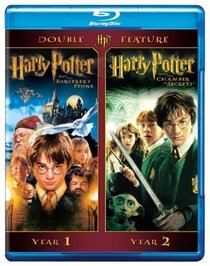 Harry Potter Double Feature: Harry Potter and the Sorcerer's Stone / Harry Potter and the Chamber of Secrets [Blu-ray] by Warner Home Video by Chris Columbus