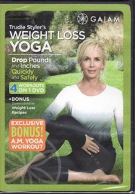 Trudie Styler's Weight Loss Yoga DVD -Gaiam - 4 Workouts on 1 DVD