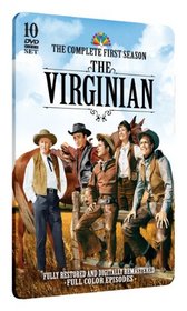 The Virginian - Complete First Season on 10 DVDs - Limited Edition Embossed Collector's Tin! Plus Bonus Interview DVD!