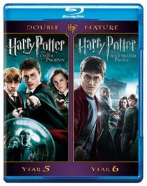 Harry Potter Double Feature: Harry Potter and the Order of the Phoenix /Harry Potter and the Half-Blood Prince [Blu-ray] by Warner Home Video by David Yates