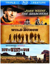 Searchers / Wild Bunch / How the West Was Won (Triple-Feature) [Blu-ray]