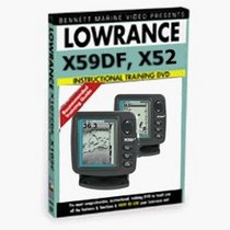 DVD LOWRANCE X59DF, X52