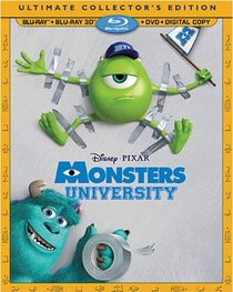 Monsters University (3D Blu-ray + Blu-ray + DVD + Digital Copy)