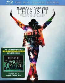 Michael Jackson: This Is It (Two-Disc Limited Edition with 3D Backstage Pass version 2) [Blu-ray]