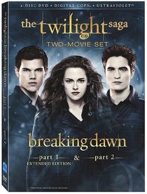 The Twilight Saga: Breaking Dawn Part 1 & 2 Two-movie Set Extended Edition