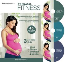 Prenatal Fitness (Deluxe 3 DVD Set - Prenatal Yoga, Pilates & Strength Training)