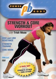 Power Body: Strength & Core Workout 2 DVD Set with Trish Muse