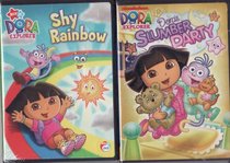 Nick Jr. LIMITED EDITION 2 DVD Set Dora The Explorer Shy Rainbow / Dora's Slumber Party