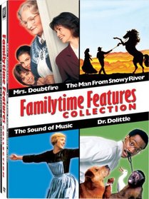 Familytime Features Box Set (The Sound of Music / Dr. Doolittle / Mrs. Doubtfire / The Man From Snowy River)