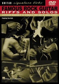 Famous Rock Guitar Riffs and Solos Signature Licks DVD