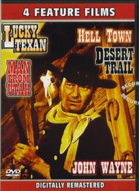 [DVD] John Wayne in (1) Desert Trail (2) Hell Town (3) Lucky Texans (4) Man From Utah