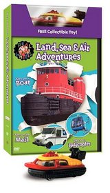 Real Wheels: Land, Air, and Sea Adventures (With Collectible Toy)