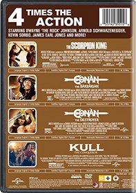 4 Movie Marathon: Epic Exploits Collection (The Scorpion King / Kull the Conqueror / Conan the Barbarian / Conan the Destroyer)