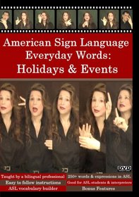 American Sign Language Everyday Words: Activities & Events