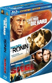Extreme Action 3-Pack (Live Free or Die Hard / Ronin / The Siege) [Blu-ray]