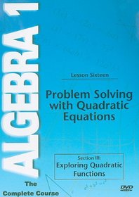 Problem Solving Quadratic Functions