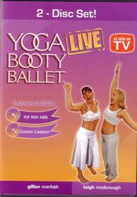 Yoga Booty Ballet Live 2 DVD set: Hip Hop Abs & Cardio Cabaret