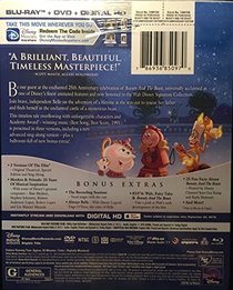 Beauty and The Beast - 25th Anniversary Edition Includes Exclusive 32 Page Storybook (Blu Ray + DVD)
