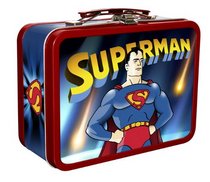 Superman Cartoons Collectible Tin with Handle