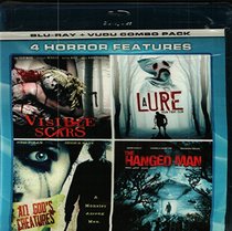 4 Horror Features: Visible Scars,A Lure,Teen Fight Club, All God's Creatures, The Hanged Man, Blu=ray disc