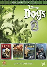 Disney 4-Movie Collection: Dogs 2 (Journey Natty Gan /Rascal / Benji  the Hunted / Where the Red Fern Grows)