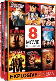 Explosive Cinema - 8 Exhilarating Movies - Hollywood Homicide - Hudson Hawk - Lone Star State of Mind - The Fan - Vertical Limit - Stealth - XXX: State of the Union - Simon Sez
