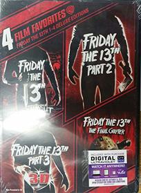 4 Film Favorites: Friday the 13th 1-4 Deluxe editions