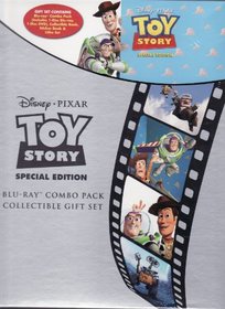 Toy Story Special Edition Blu-ray Combo Pack Collectible Gift Set (1-Disc Blu-ray, 1-Disc DVD, Collectible Book, Sticker Book & Litho Set)