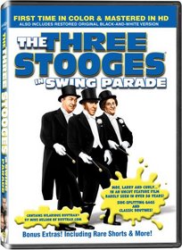 Swing Parade starring The Three Stooges - In COLOR! Also Includes the Original Black-and-White Version which has been Beautifully Restored and Enhanced!