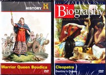 The History Channel : Warrior Queen Boudica , Biography Cleopatra : Famous Queens 2 Pack Gift Set