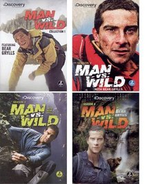 Man vs. Wild Season 1 2 3 4 One Two Three Four DVD 1-4