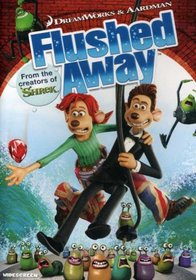 FLUSHED AWAY (WITH SLUG PATTERN BOOK COV (DVD MOVIE)