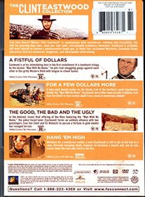 The Clint Eastwood Collection: A Fistful of Dollars / For A Few Dollars More / The Good, The Bad and The Ugly /Hang 'Em High