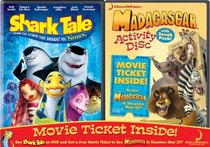 Shark Tale / Madagascar Activity Disc & Movie Ticket 2-Pack