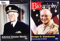 Biography : Dwight D. Eisenhower: Commander-in-chief ,Biography: Admiral Chester Nimitz - Thunder of The Pacific: WWII 2 Pack