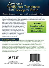 Advanced Mindfulness Techniques That Change The Brain: Rewire Depression, Anxiety and Toxic Lifestyle Habits