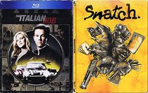 Snatch & The Italian Job Steelbook Exclusive Limited Edition [Blu-ray] metal Set