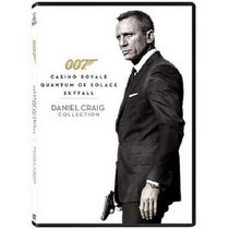 007 James Bond DANIEL CRAIG Collection DVD Set (Casino Royale/Quantum of Solace/Skyfal)