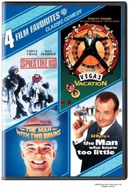 Classic Comedy: 4 Film Favorites (The Man With Two Brains / Spies Like Us / Vegas Vacation / The Man Who Knew Too Little)