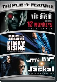 12 Monkeys / Mercury Rising / The Jackal (Triple Feature)