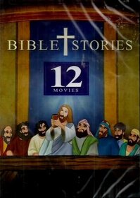 Bible Stories - 12 Movies: Life With Jesus / Apostles / Last Supper, Crucifixion, & Resurrection / Miracles Of Jesus / Ten Commandments / Joseph & His Brethren / Great Commandment / David & Goliath