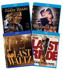 The Last Ride, Walk the Line, Crazy Heart, The Last Waltz [Blu-ray]